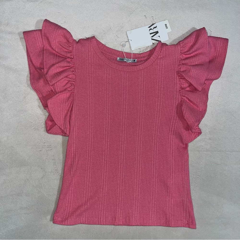 Zara Discontinued Extra Ruffled Tank